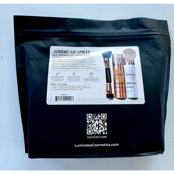 Luminess Silk Foundation Starter kit NEW Medium Warm 050 - Picture 4 of 4